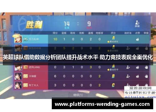 英超球队借助数据分析团队提升战术水平 助力竞技表现全面优化